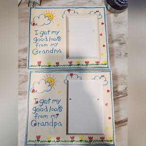 Colorful Grandpa/Grandma Photo Frame